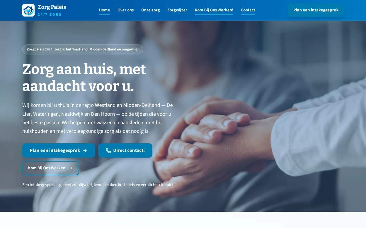 Voorbeeld van Zorg-paleis.nl